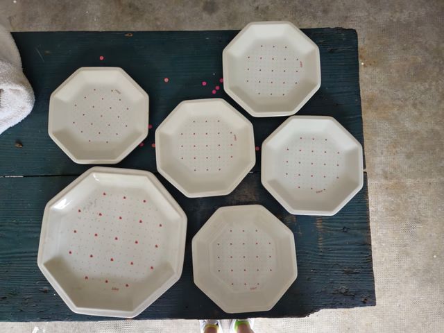 Piatti esagonali TIFFANI