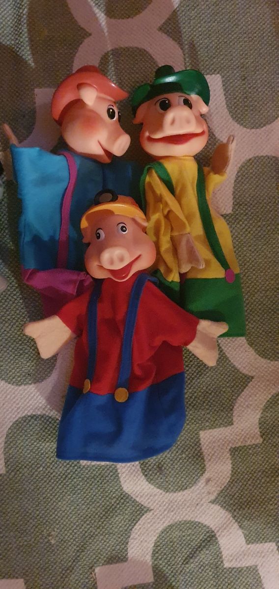 Marionetas los tres cerditos