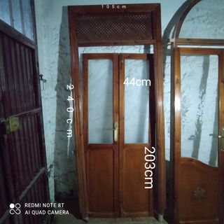 Puertas antiguas de dos hojas