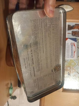 Latta biscotti Buitoni anno 1963