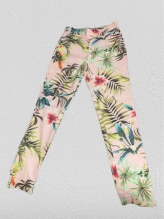 Pantalón de vestir flores