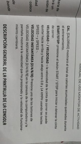 Cinta de correr y bicicleta estática