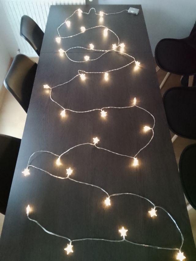 GUIRNALDA LUZ ESTRELLAS 5m a pilas 