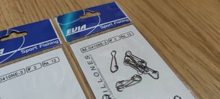 X5 SOBRES GRAPAS EVIA FISHING 
DUAL LOCK