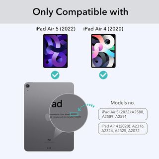 Funda Soporte iPad Air 5/4 Negra