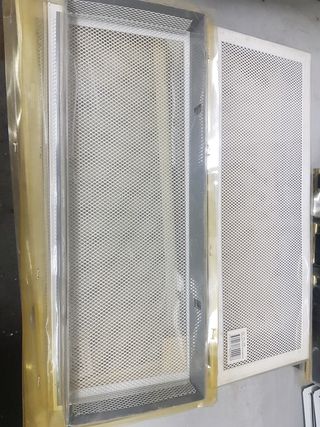 Rejilla ventilación aluminio blanco 50x20