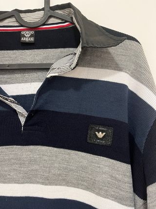 Jersey de rayas de señor Armani talla XL