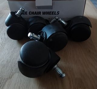 RUEDAS PARA SILLA GAMER/OFICINA