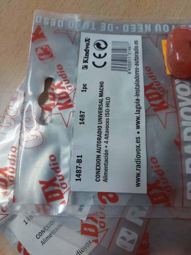 Tres Cables machos iso autorradios