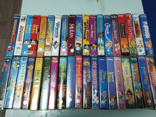 35 PELÍCULAS CLÁSICAS DISNEY VHS + VIDEO VHS