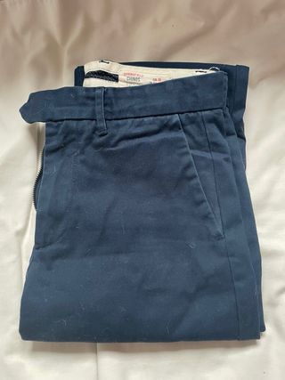 Pantalon chino azul marino
