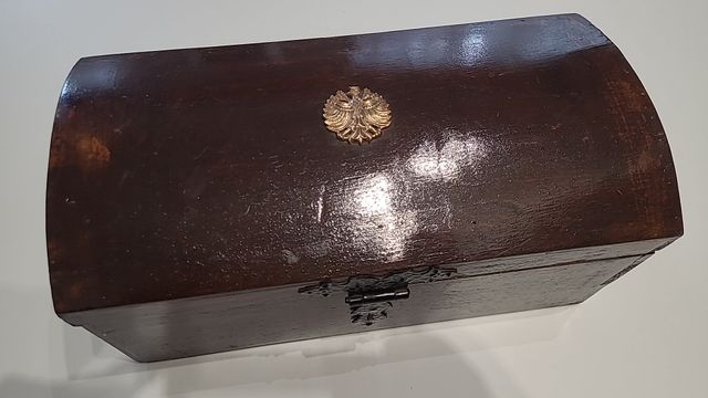 Bauletto portagioie artigianato in legno