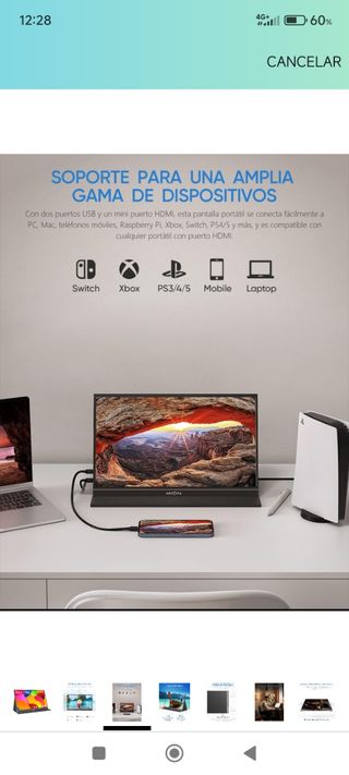 Monitor Arzopa como nuevo