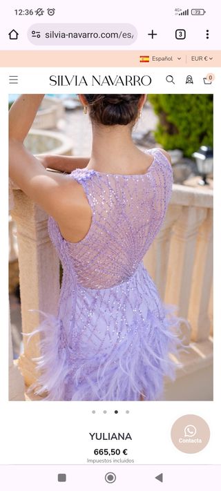 Vestido Silvia navarro Yuliana 