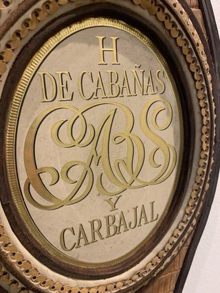 Insegna pubblicitaria sigari H De Cabanas