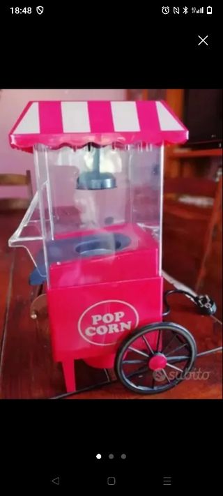 Popcorn make Hot Air stile retrò 🍿