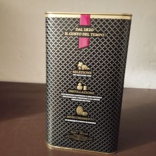 SCATOLA METALLO VECCHIA ROMAGNA ETICHETTA NERA