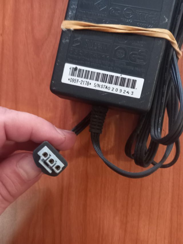 Cable transformador de alimentación impresora HP