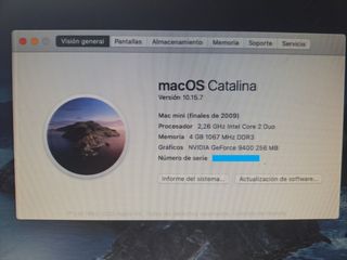 Mac Mini 2009 con SSD