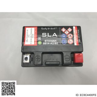 Batería SLA Max BTX14AH (FA) para motos  EC9C