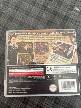 Juego DS Sherlock Holmes