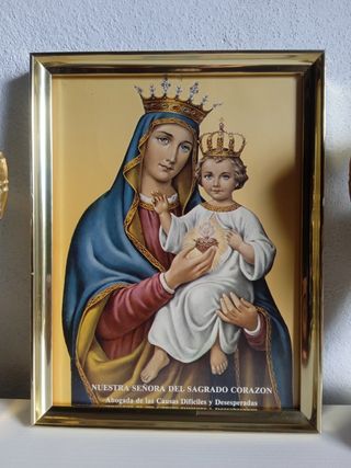 Cuadro sagrado corazón de maría 
