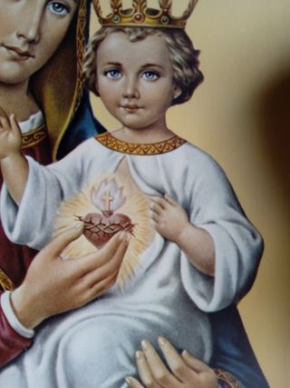 Cuadro sagrado corazón de maría 