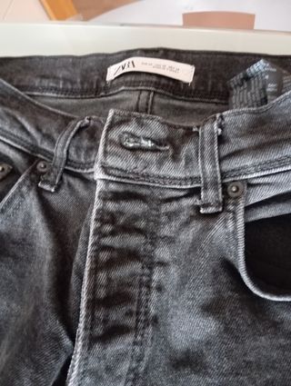 Pantalon vaquero chico negro 
