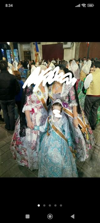 Traje de fallera niña 
