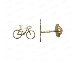 Pendientes bicicleta Oro 18k