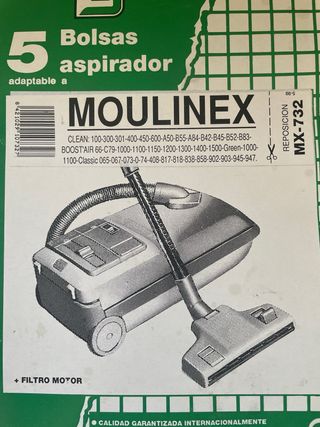 Bolsas aspiradora MOULINEX