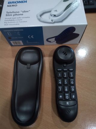 Teléfono góndola negro BRONDI Nemo negro