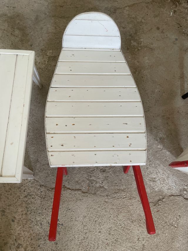 2 carretillas de madera para decoracion