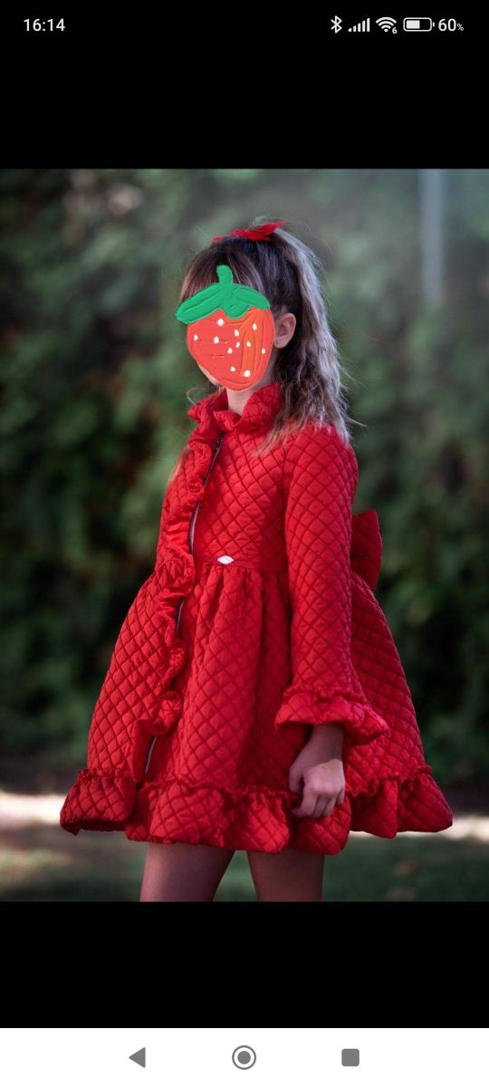 Abrigo niña La Amapola