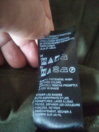 Camisa Calvin Klein verde hombre