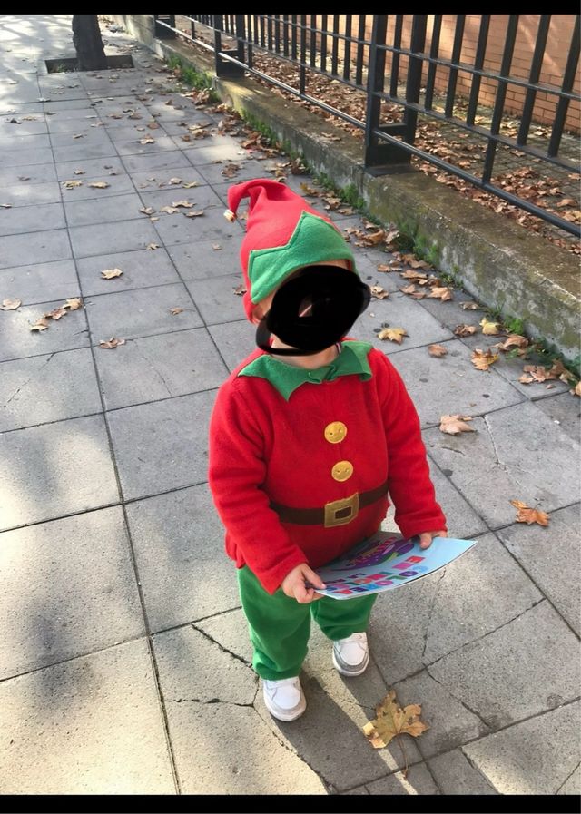 Disfraz elfo talla 12-24