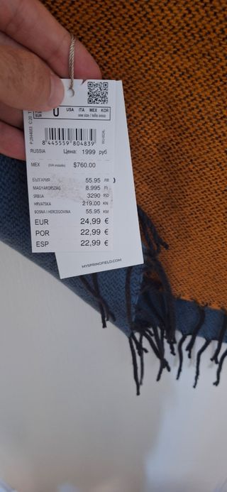 Pañuelo bufanda hombre Springfield