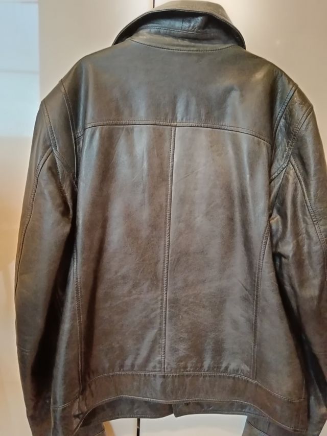 Giubbotto uomo in pelle