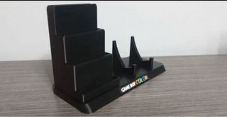 Soporte Game Boy Color + 4 porta juegos negro