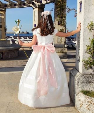 Tocado/peineta flores de comunión