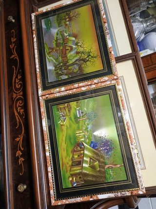 Coppia quadri folklore