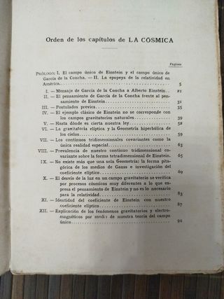 Libro La Cósmica de Osvaldo García de la Concha