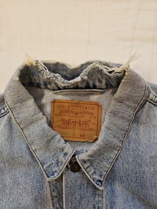Cazadora vaquera Levi's. Años 90