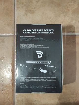 Cargador portátil 19V 3.42A