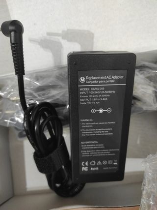 Cargador portátil 19V 3.42A