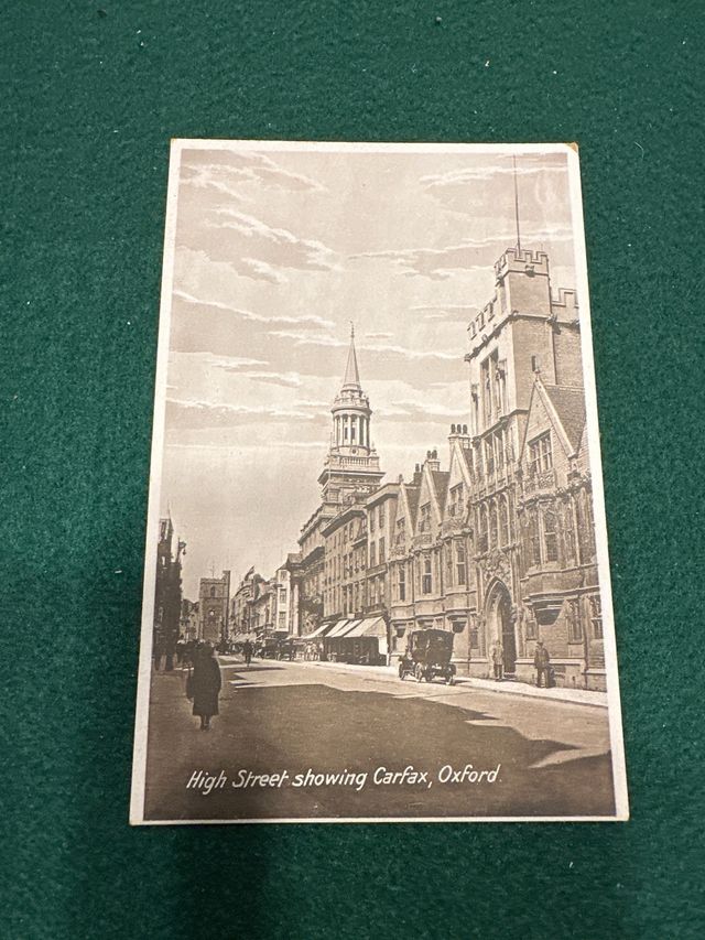 Antica Cartolina Oxford Anni ‘20