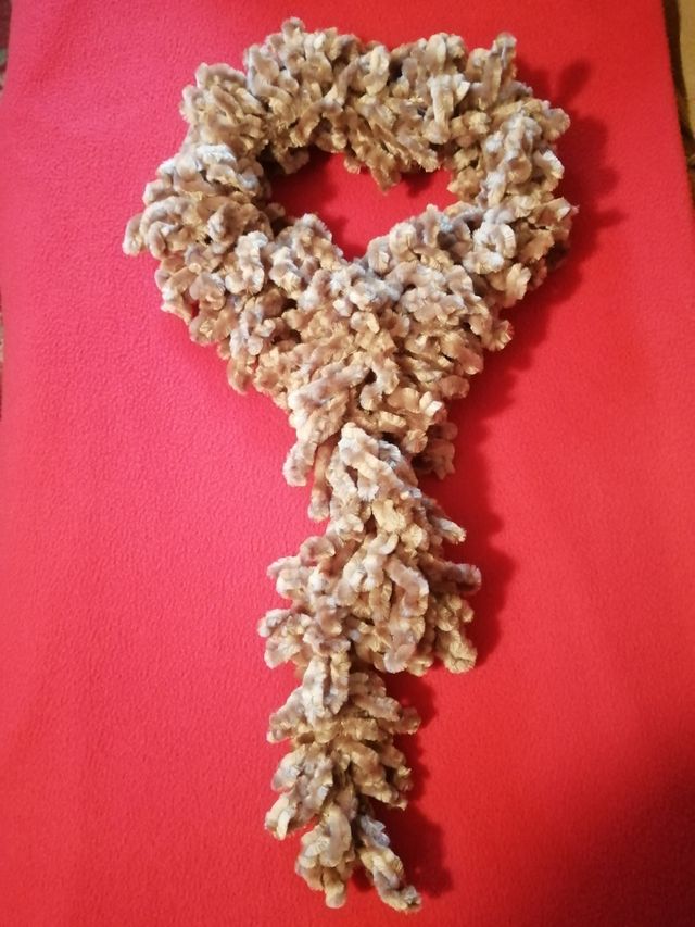 Foulard invierno. Anillas terciopelo