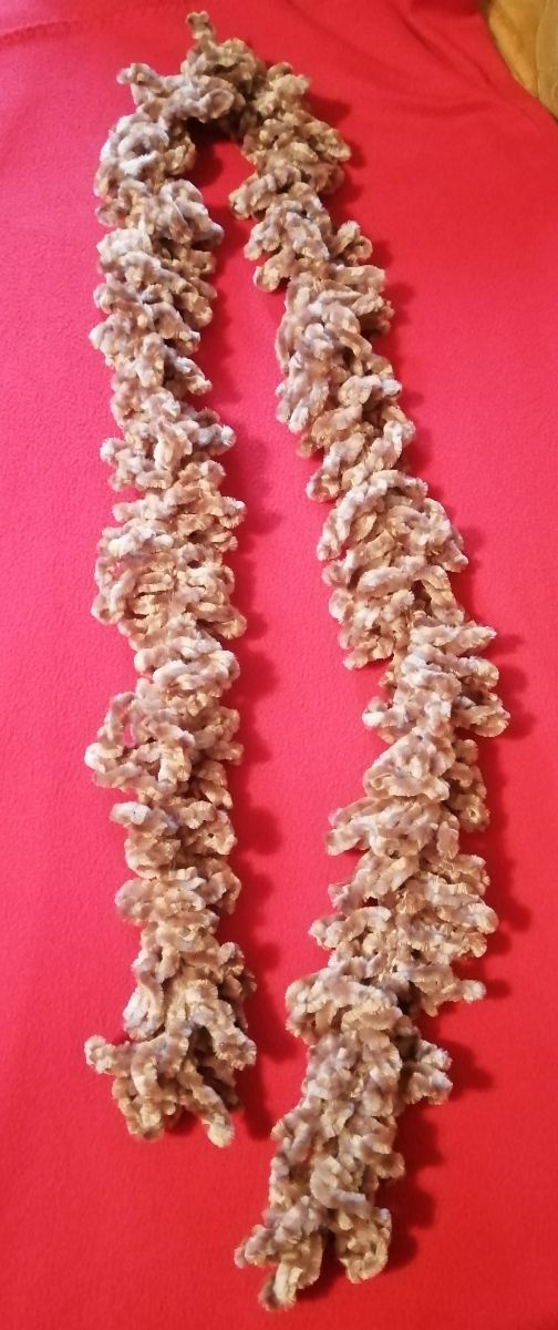 Foulard invierno. Anillas terciopelo