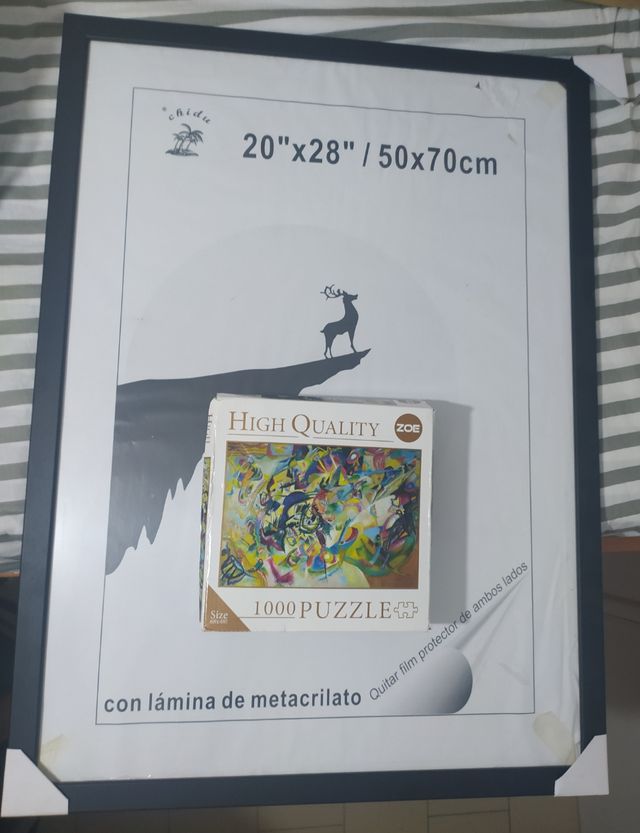 PUZZLE 1000 PIEZAS+MARCO 50X70 cm