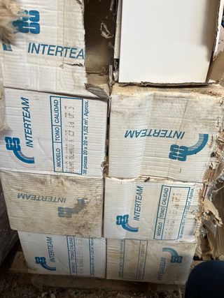 22 mts de azulejos 20x20 cms blancos liquidacion